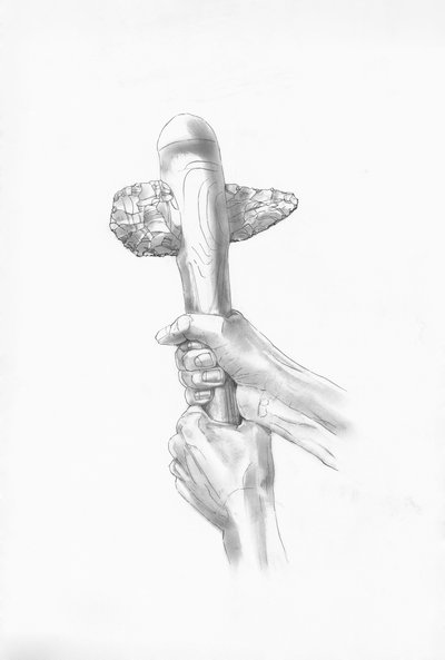 Hacha de sílex neolítica de Judith Dobie