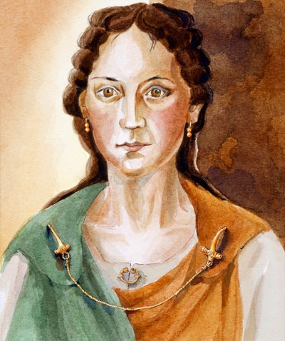 Mujer Romana, finales del siglo II, c1990-2010 de Judith Dobie
