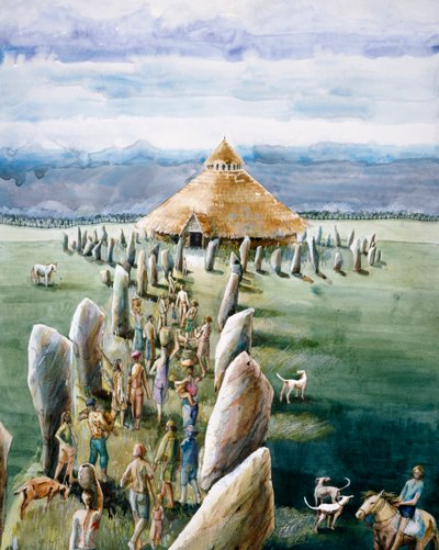 El Santuario, Avebury, c. 3er milenio a.C., c. 1990-2010 de Judith Dobie
