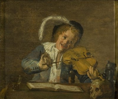 Un niño músico de Judith Leyster