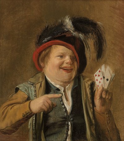 Un jugador de cartas de Judith Leyster