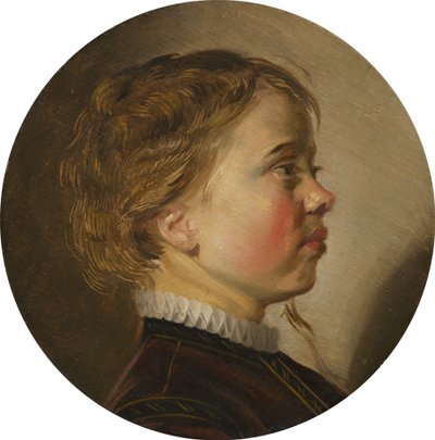 Joven niño de perfil, c. 1630 de Judith Leyster