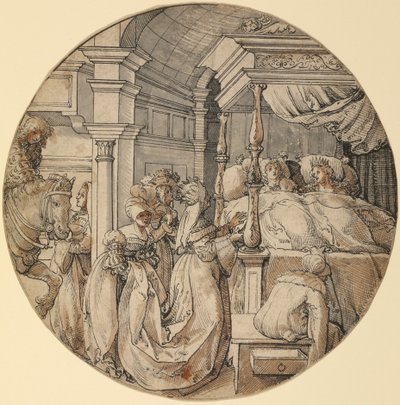 Escena nupcial de Jörg Breu the Elder