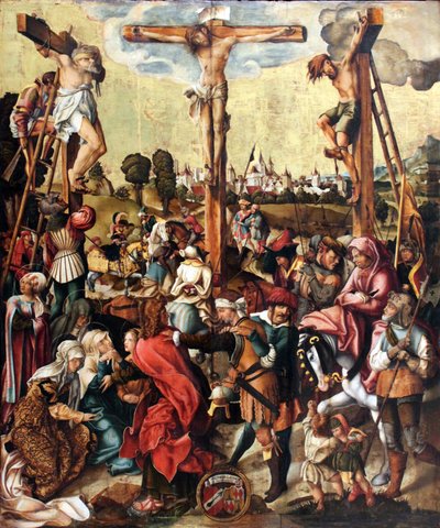 Crucifixión de Cristo de Jörg Breu the Elder