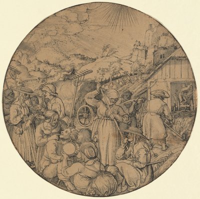 La Cosecha del Heno (Junio) de Jörg Breu the Elder