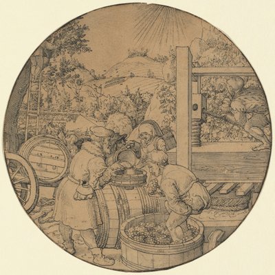 La vendimia (septiembre) de Jörg Breu the Elder