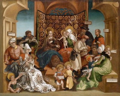 La Sagrada Parentela de Jörg Breu the Younger
