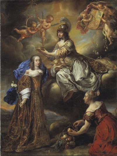 Alegoría de la reina Hedvig Eleonora como Minerva, 1654 de Jürgen Ovens