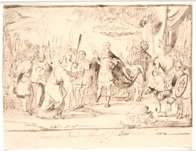 Cristián I aclamado como rey de Suecia, mayo de 1458 de Jürgen Ovens
