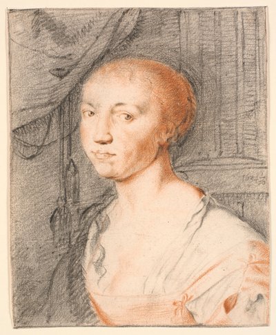 Retrato de una dama joven de Jürgen Ovens