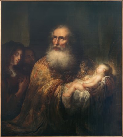 Simeón en el templo de Jürgen Ovens