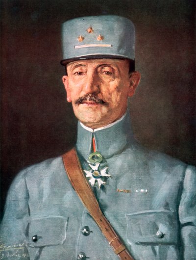 General Mazel, oficial del ejército francés durante la Primera Guerra Mundial de Juilliet