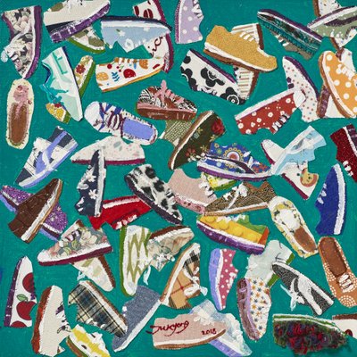Colección de zapatos de colores de Jukyong Park