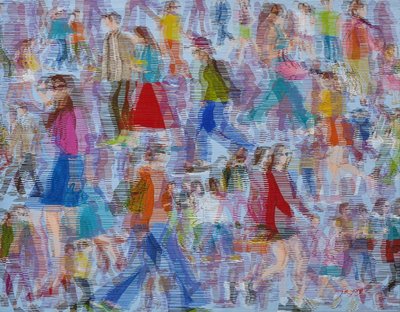 Movimiento urbano lleno de color de Jukyong Park
