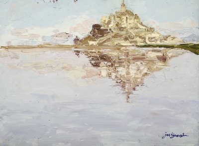 Reflejo del Mont Saint-Michel de Jukyong Park