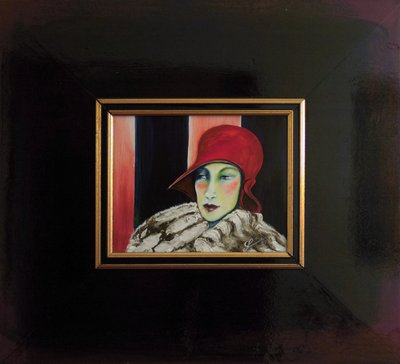 Belle Époque VII -Dama con sombrero rojo II- de JuleSimo