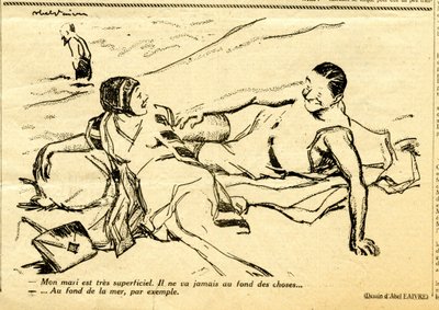 Candide, Satirique en N & B de Jules Abel Faivre