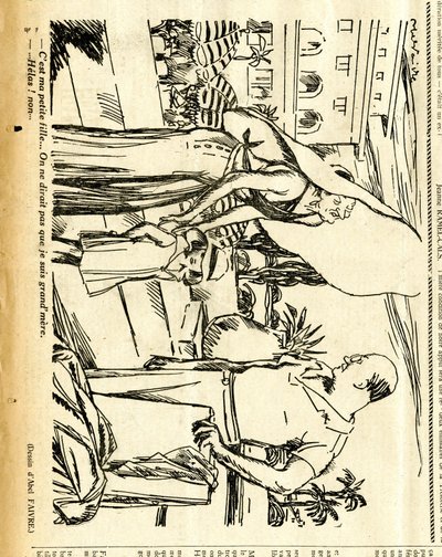 Candide, Satírico en N & B de Jules Abel Faivre