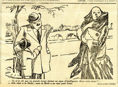 Cándido, Satírico en N & B de Jules Abel Faivre