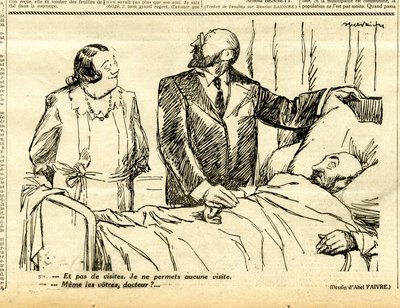 Candide, Satírico en N & B de Jules Abel Faivre