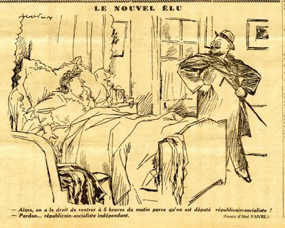 Cándido, Satírico en N & B de Jules Abel Faivre