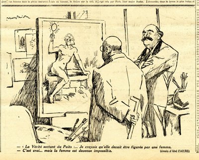 Candide, Satirique en N & B de Jules Abel Faivre