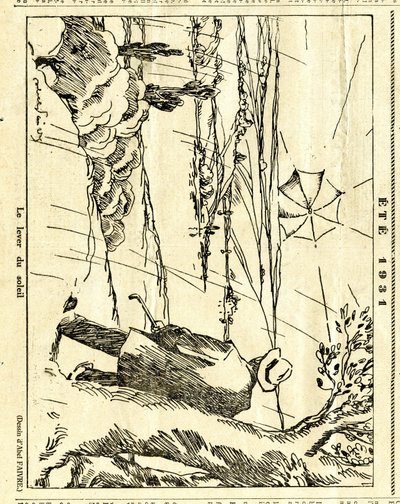 Cándido, Satírico en N & B de Jules Abel Faivre