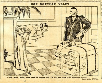 Candide, Satírico en N & B de Jules Abel Faivre