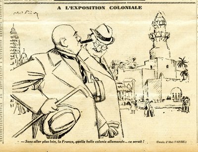 Candide, Satírico en N & B de Jules Abel Faivre