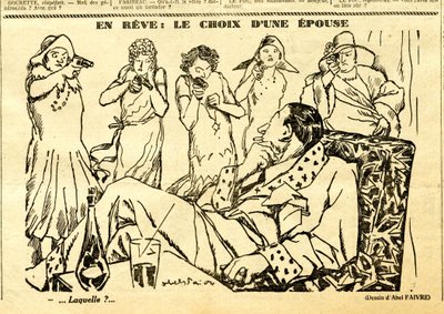 Candide, Satírico en N & B de Jules Abel Faivre