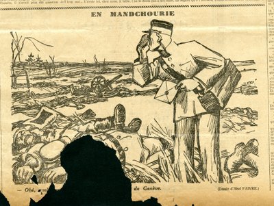 Candide, satírico en N & B de Jules Abel Faivre