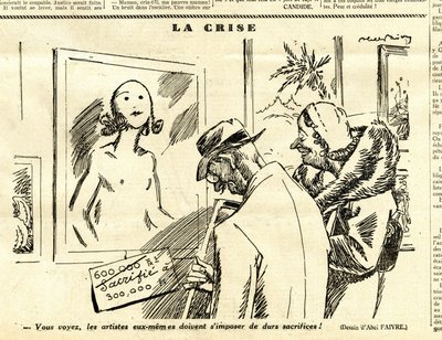 Candide, Satírico en N & B de Jules Abel Faivre