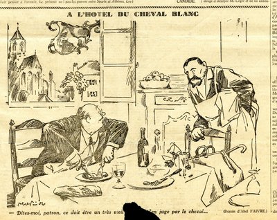 Candide, Satírico en N & B de Jules Abel Faivre