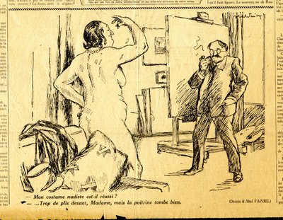 Candide, Satírico en N & B de Jules Abel Faivre