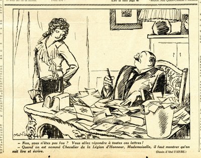 Cándido, Satírico en N & B de Jules Abel Faivre