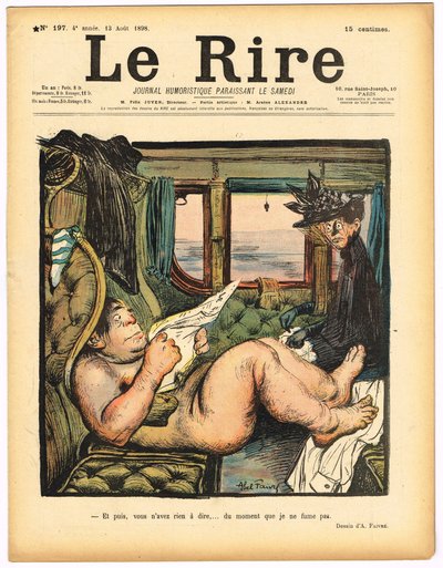 Portada de The Laughter, Satirical in Colors de Jules Abel Faivre