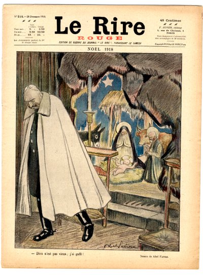Portada de "La Risa Roja", Satírico en Colores de Jules Abel Faivre