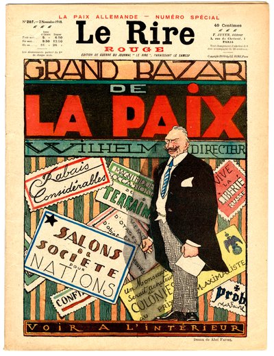 Portada de "La Risa Roja", Satírico en Colores de Jules Abel Faivre