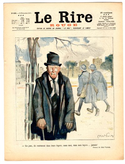 Portada de La Risa Roja, Satírico en Colores de Jules Abel Faivre