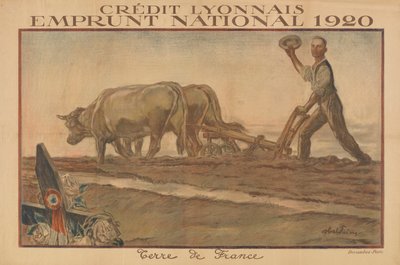 Credit Lyonnais, Préstamo Nacional 1920, Estado federado de Francia (Lyon Credit, Préstamo Nacional 1920, Estado federado de Francia) de Jules Abel Faivre