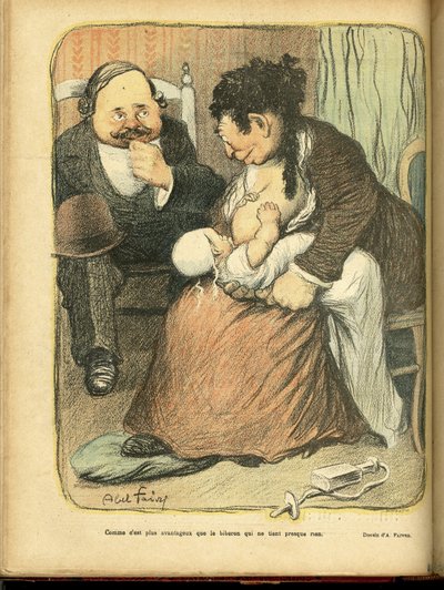 Ilustración de Abel Faivre (1867-1945) en Le Rire de Jules Abel Faivre
