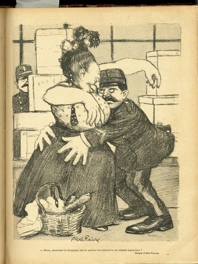 Ilustración de Abel Faivre (1867-1945) en Le Rire de Jules Abel Faivre