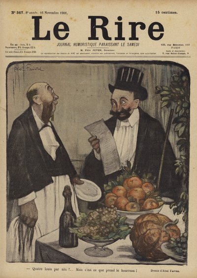 Ilustración para Le Rire de Jules Abel Faivre
