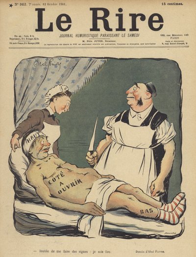 Ilustración para Le Rire de Jules Abel Faivre