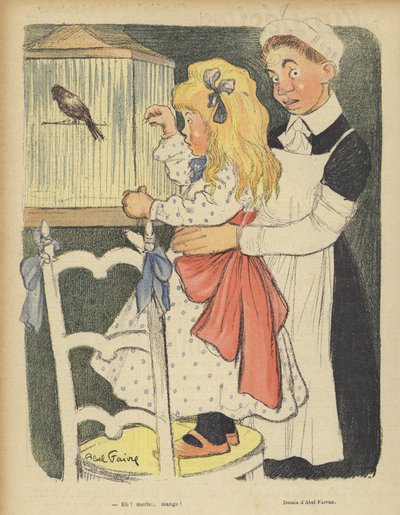 Ilustración para Le Rire de Jules Abel Faivre