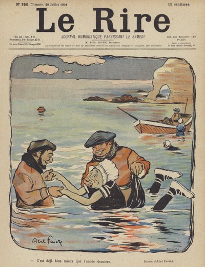Ilustración para Le Rire de Jules Abel Faivre