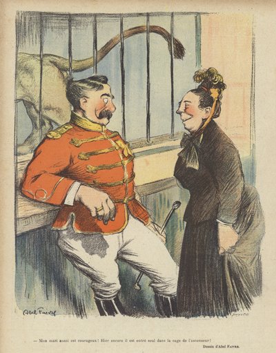 Ilustración para Le Rire de Jules Abel Faivre