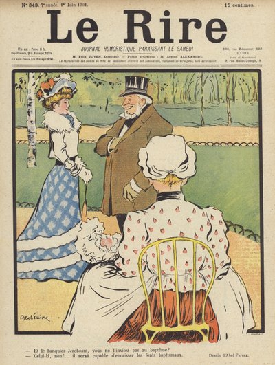 Ilustración para Le Rire de Jules Abel Faivre