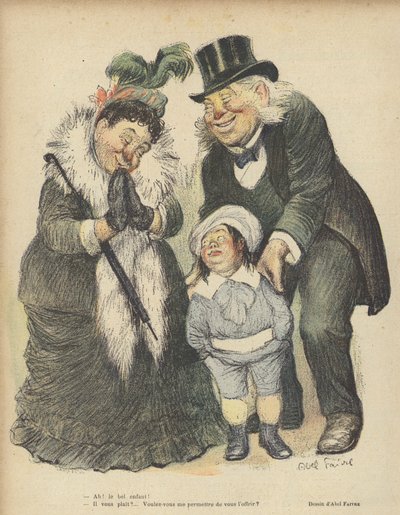 Ilustración para Le Rire de Jules Abel Faivre
