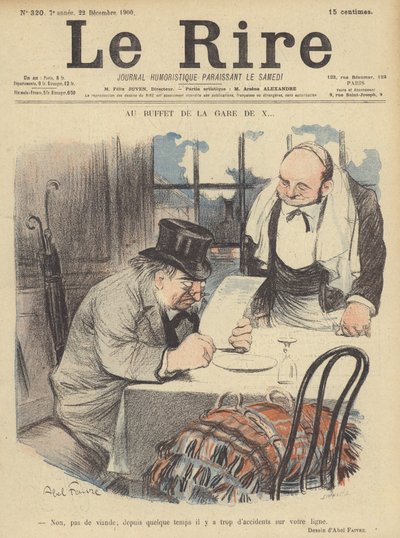 Ilustración para Le Rire de Jules Abel Faivre